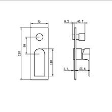 Bianca Shower Mixer & Divertor Trim Kits | Brushed Bronze gallery detail image