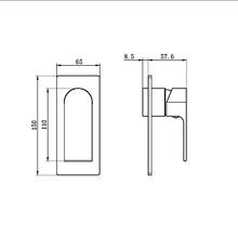 Bianca Shower Mixer Trim Kits | Gun Metal gallery detail image
