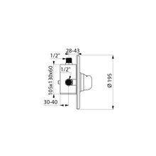 DELABIE Tempomix recessed shower mixer - Lead Free* gallery detail image