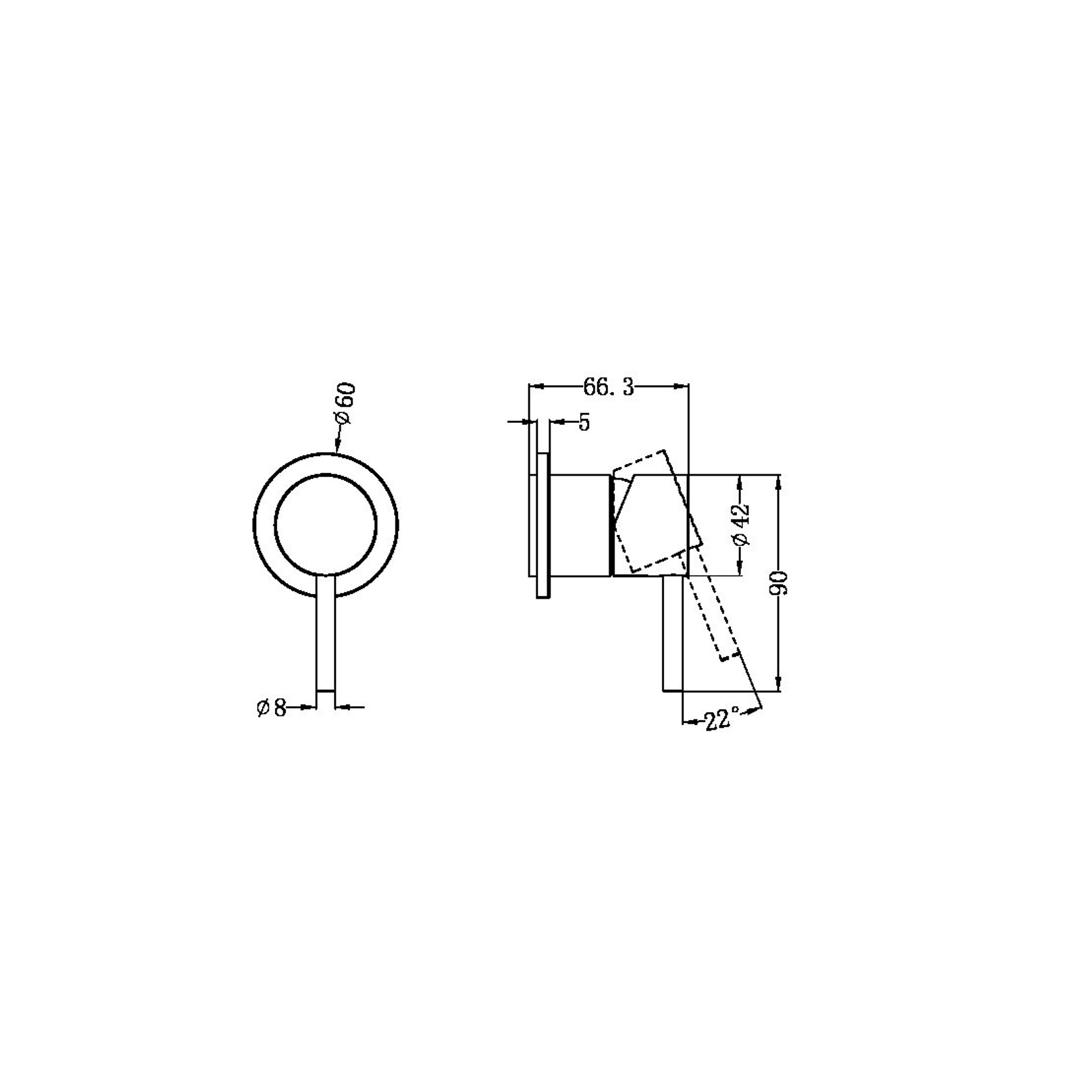Zen SS316L Shower Mixer Trim Kits | Brushed Nickel gallery detail image
