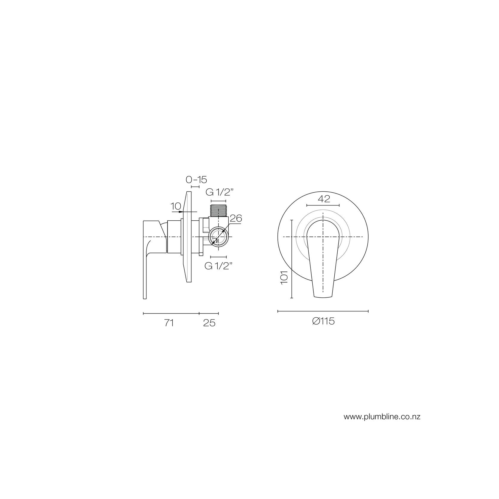 Eco Style Shower Mixer gallery detail image