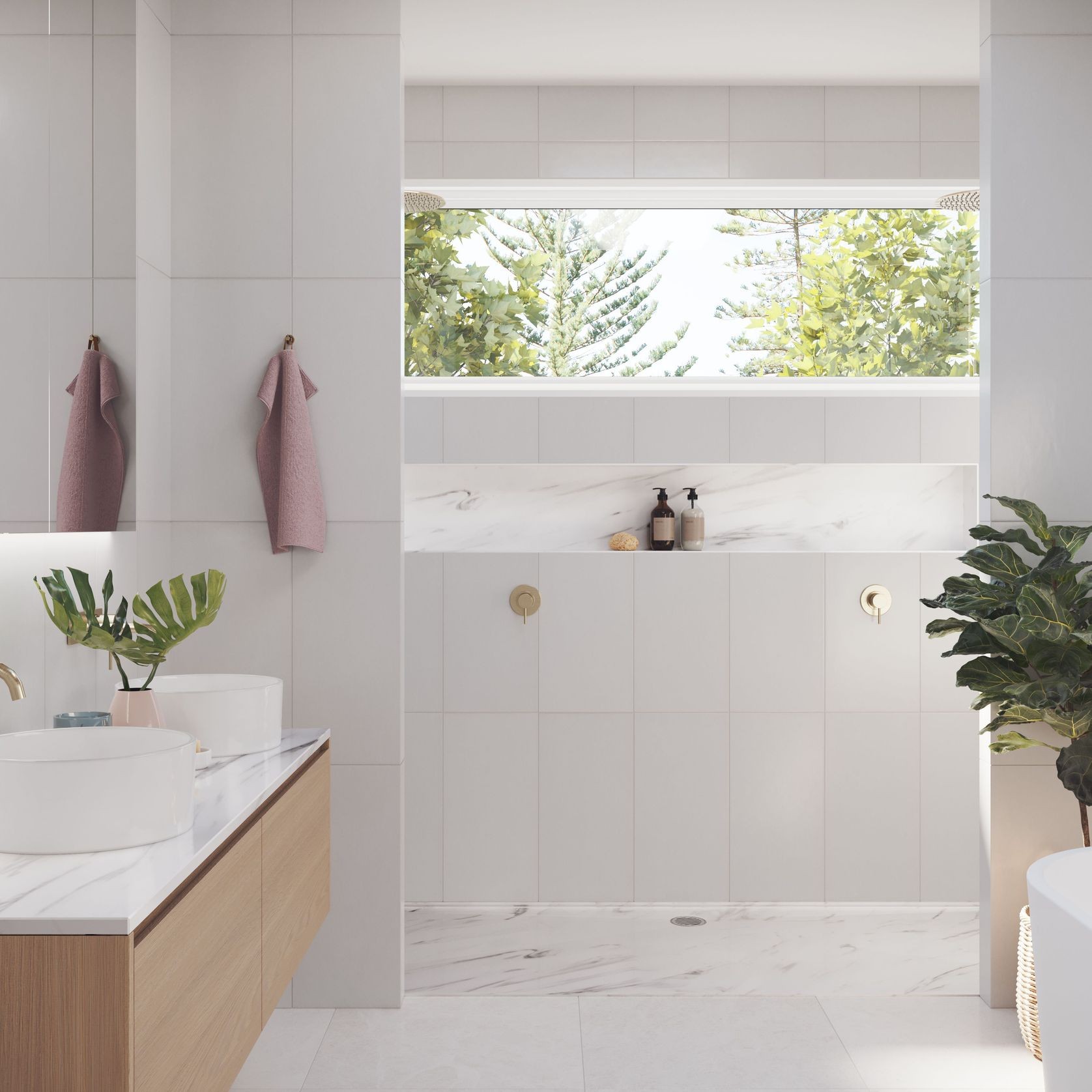 Custom Solid Surface Shower Base | 22 mm gallery detail image