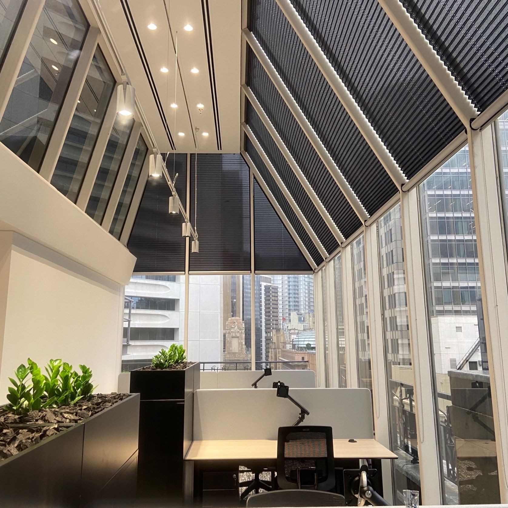 Skylight Gravity Drop Cord Operated | Pleated Blind gallery detail image