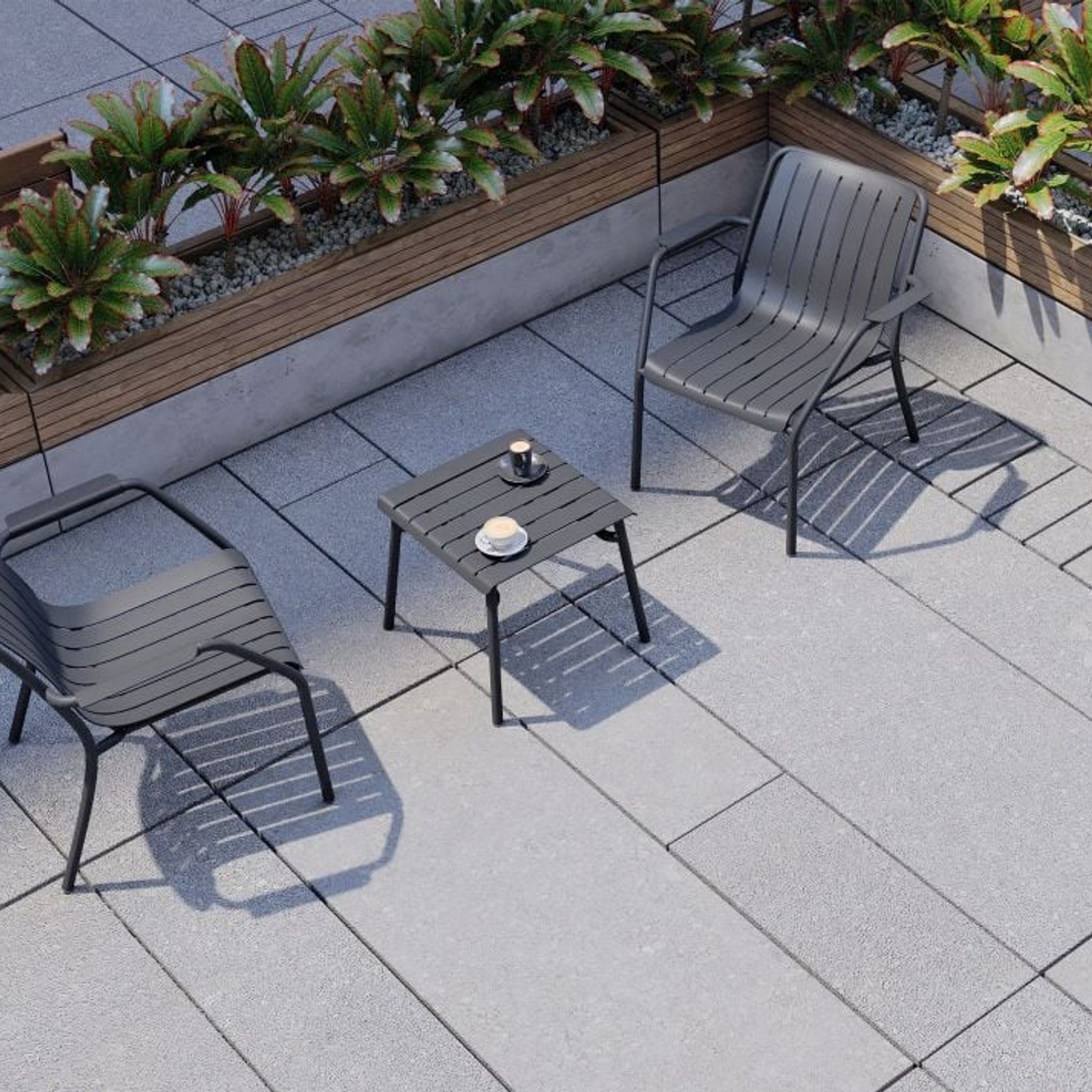 Roku Outdoor Low Stool Footrest gallery detail image