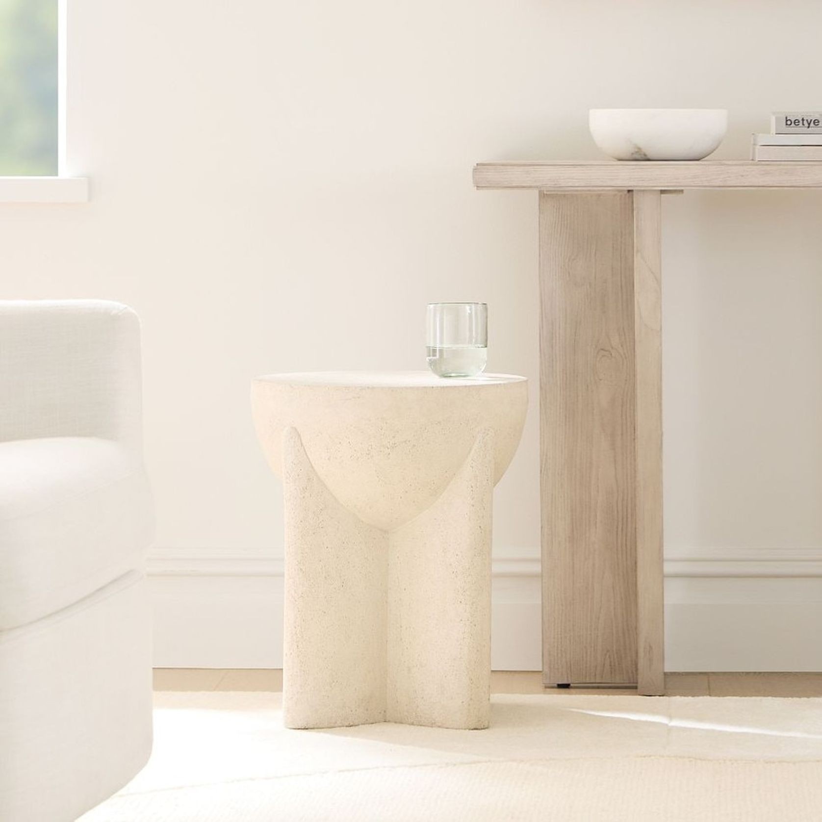 Monti Lava Stone Side Table gallery detail image