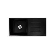 Randall 1000x500 Black Granite Drainboard Sink gallery detail image