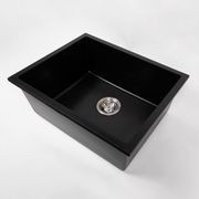 Donald 560x445 Black Granite Square Single Bowl Sink gallery detail image