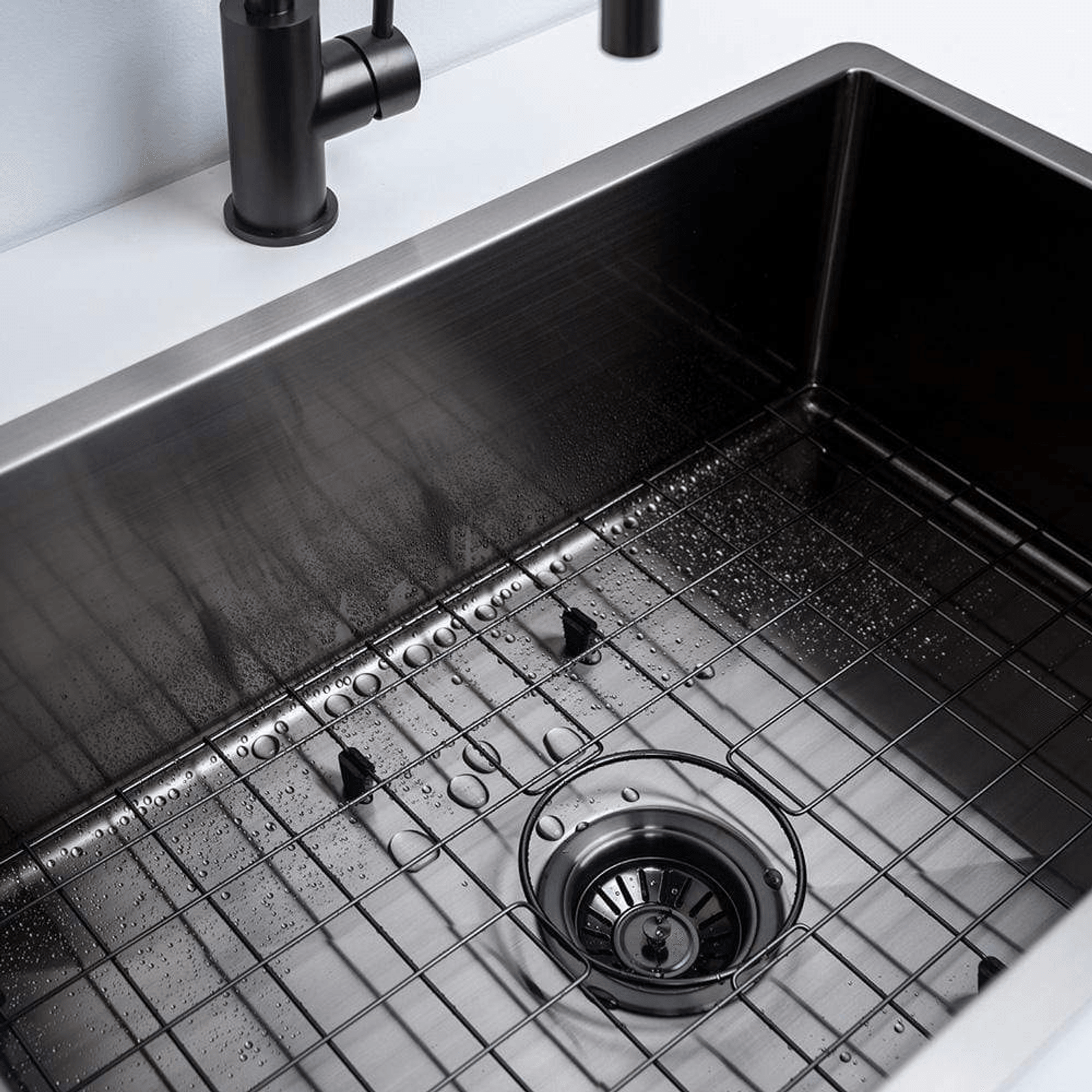 Brushed Gunmetal Madison 775x450 Double Bowl Sink gallery detail image