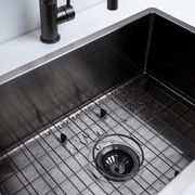 Brushed Gunmetal Avisa 700x450 Large Single Bowl Sink gallery detail image