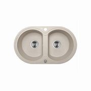 Laveo Granite Stone Sink Double Bowls gallery detail image