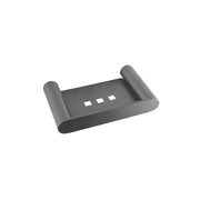 Rushy Soap Dish Gun Metal Grey gallery detail image