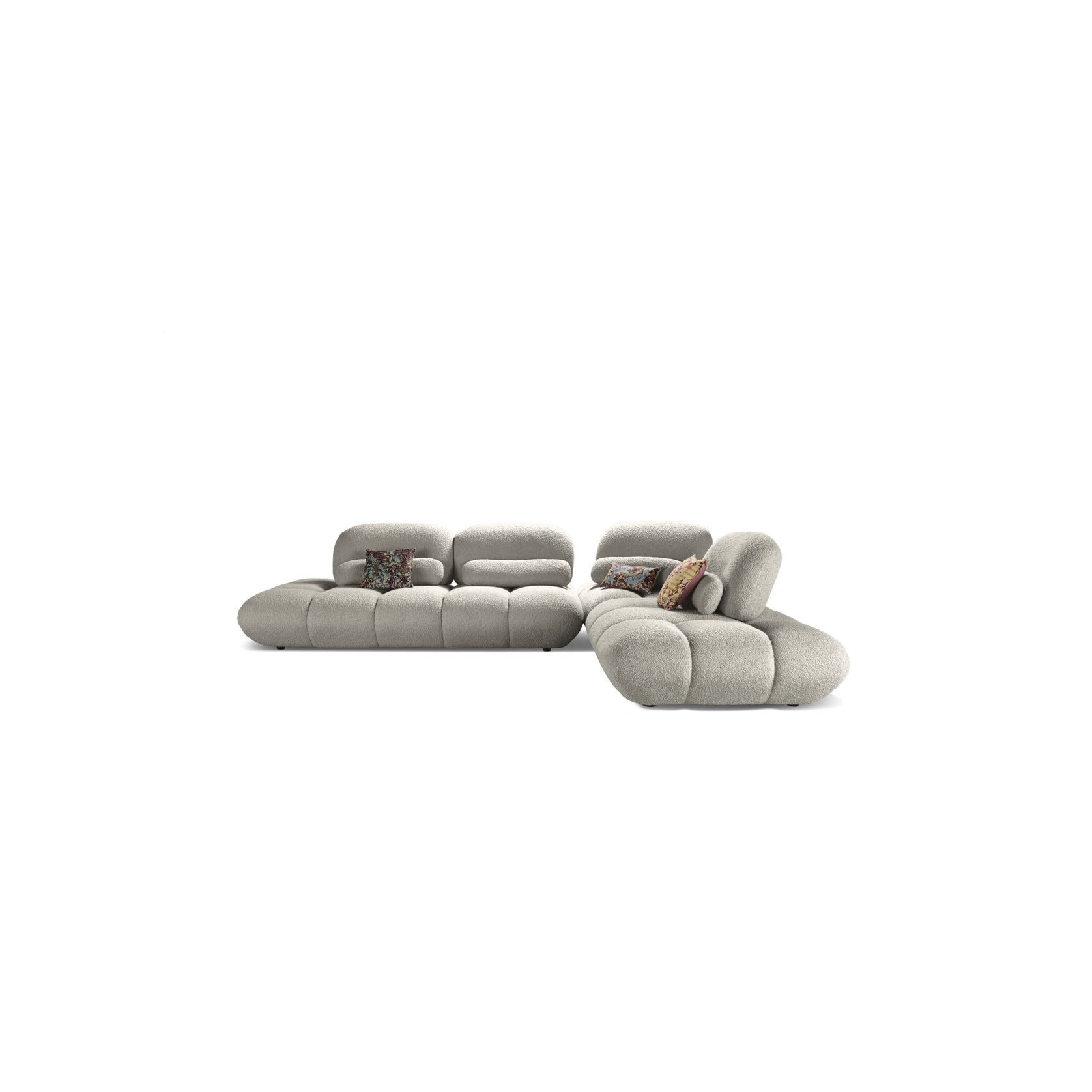 Script C-shaped modular sofa - right gallery detail image