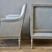 French Louis XVI Painted Armchairs (Pair) gallery detail image