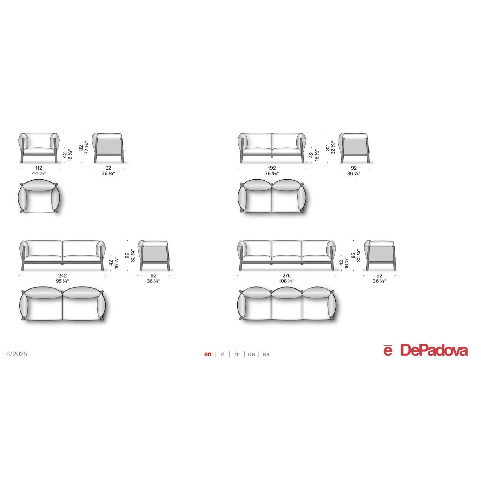 Yak Armchair & Sofa by DePadova gallery detail image