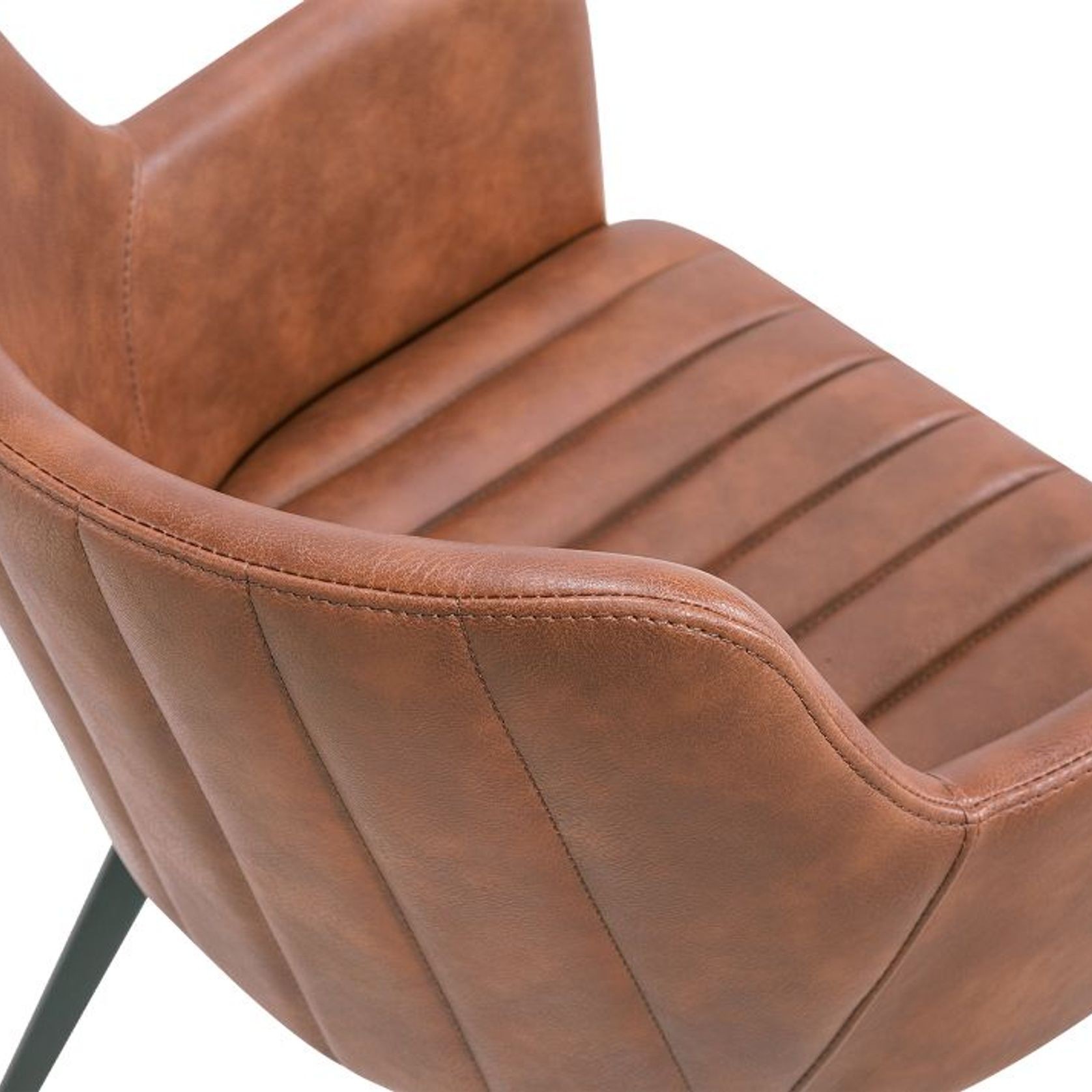 Andorra Arm Chair Vintage Tan Seat gallery detail image