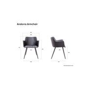 Andorra Arm Chair Vintage Tan Seat gallery detail image