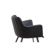 Andorra Arm Chair Vintage Black Seat gallery detail image