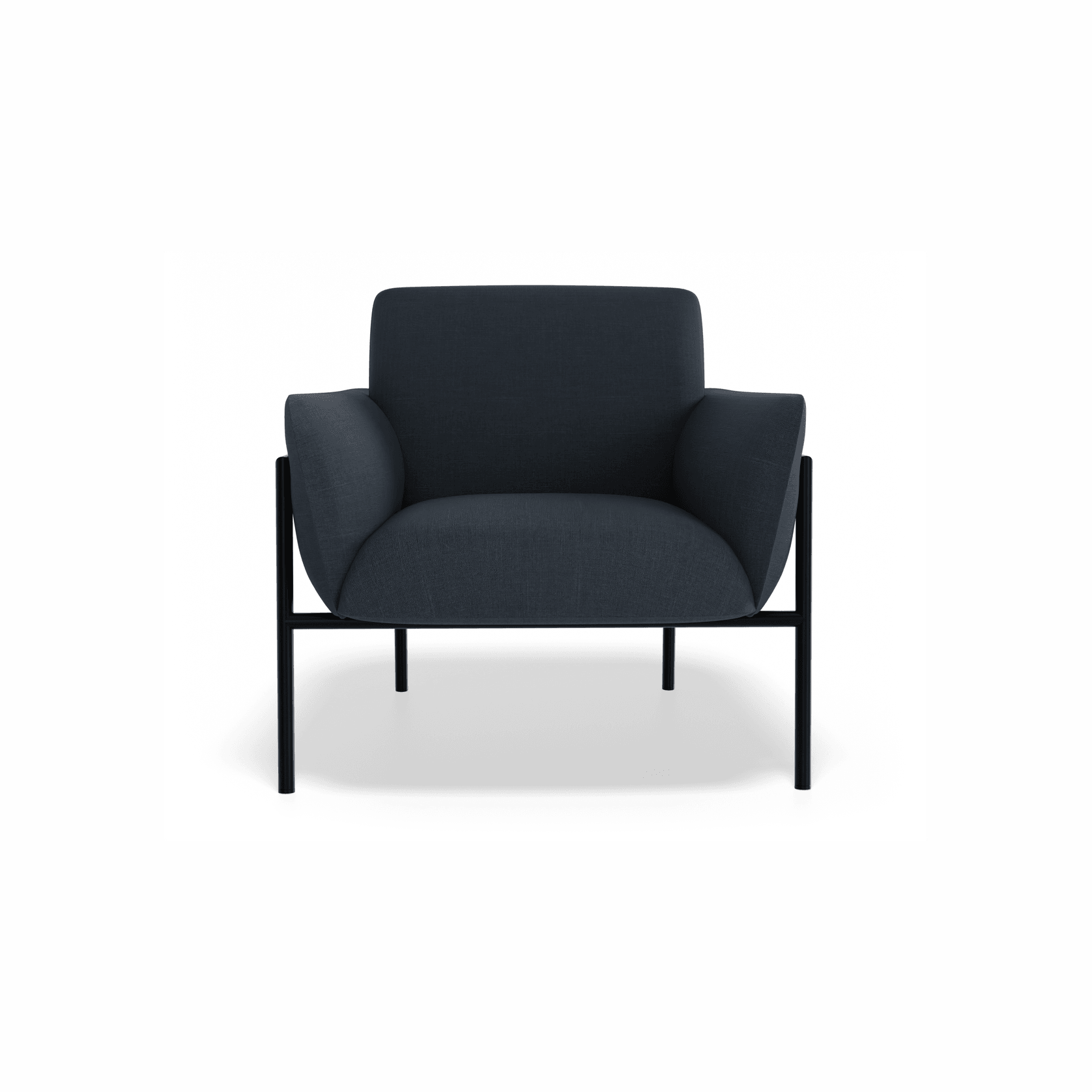 Charlie Single Seater Lounge Chair Midnight Blue gallery detail image