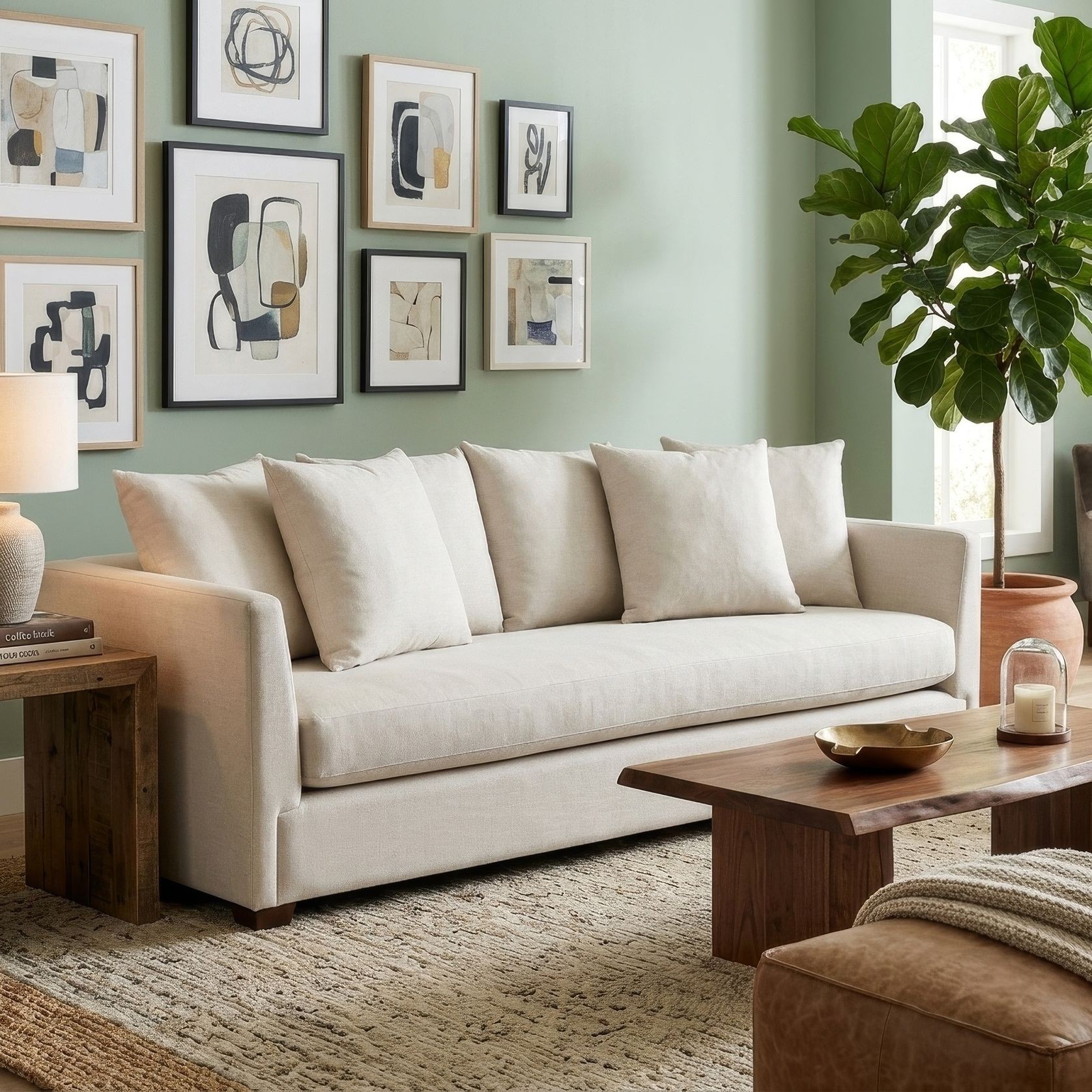 Lyon Curve Back Sofa gallery detail image
