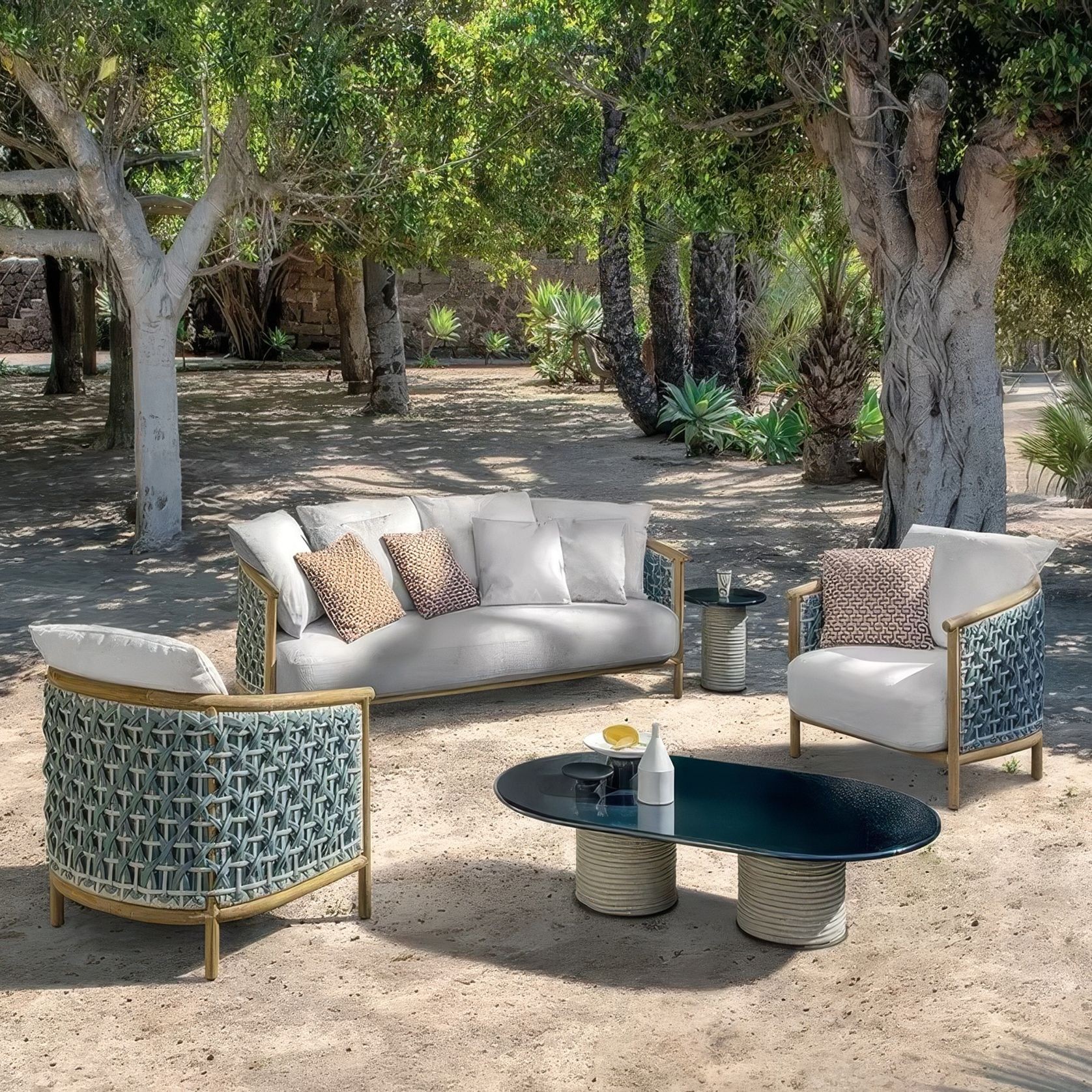 ETHIMO PATIO 3-Seater Sofa gallery detail image