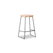 Hugo Bar Stool -  Natural Seat - 78cm Round Seat gallery detail image