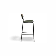Rylie Stool Natural with Vegan Leather Seat gallery detail image