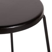 Hugo Bar Stool -  Black Seat - 78cm Square Seat gallery detail image