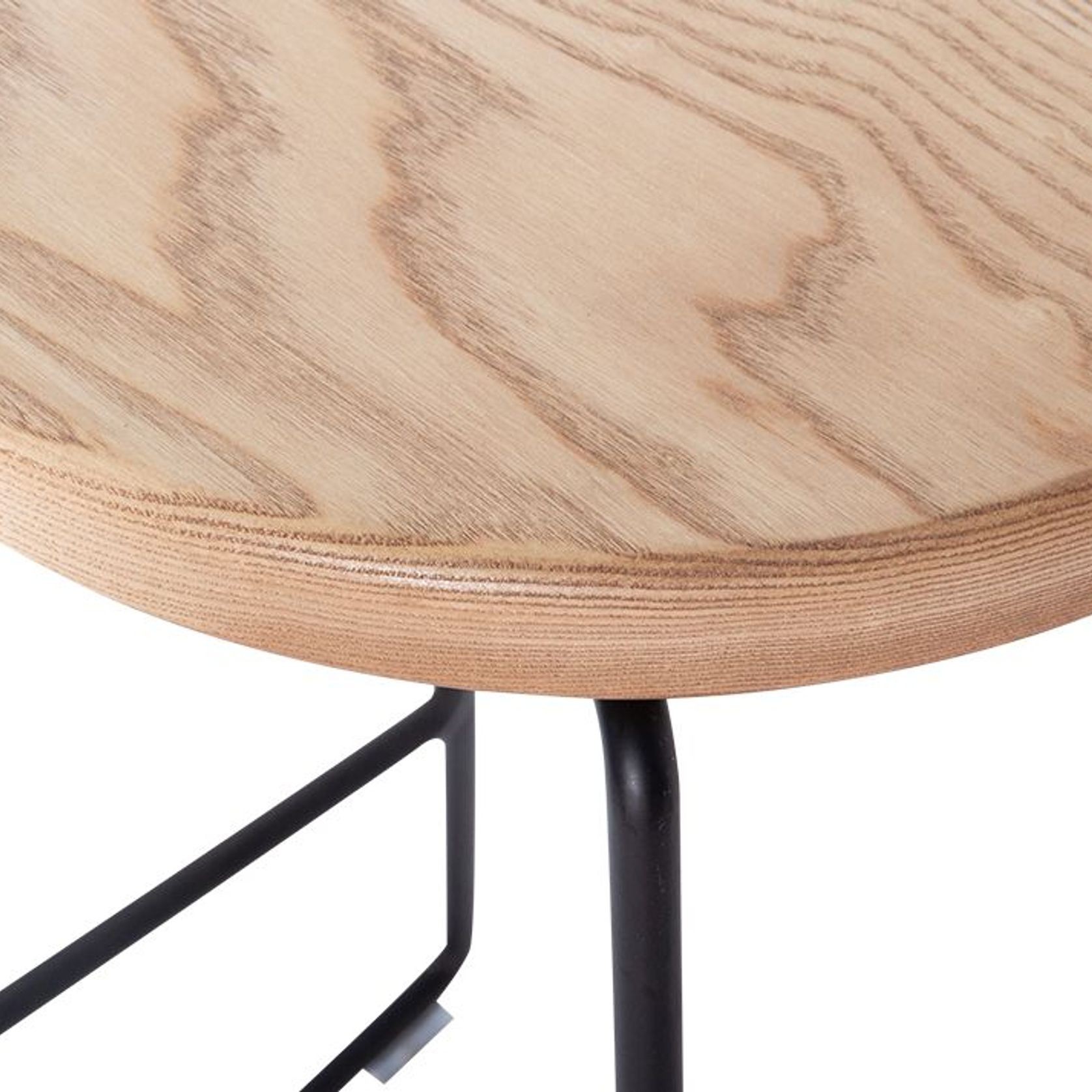 Hugo Bar Stool -  Natural Seat - 78cm Round Seat gallery detail image