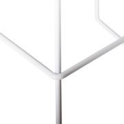 Hugo Bar Stool - White - Natural Seat - 68cm Square gallery detail image