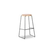 Hugo Bar Stool -  Natural Seat - 78cm Round Seat gallery detail image