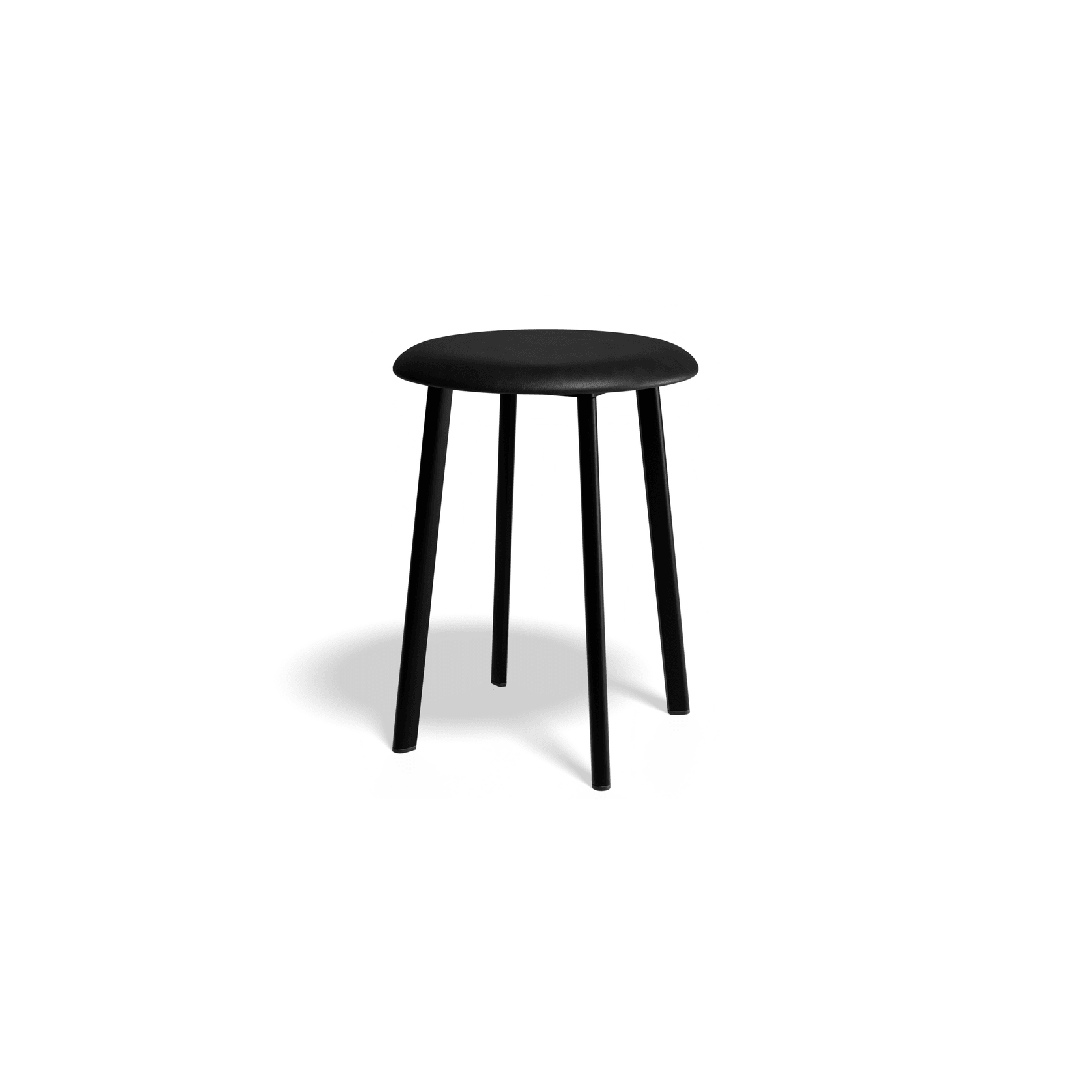 Atlas Low Stool - Black gallery detail image