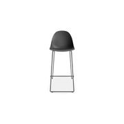 Pebble Black Stool Shell Seat - Counter Stool 75cm Seat gallery detail image