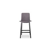 Ara Stool - Black - Charcoal Fabric - 66cm Kitchen Seat height gallery detail image