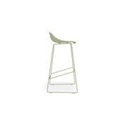Pop Stool - Dusty Green Frame and Shell Seat gallery detail image