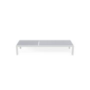Alvor Sun Lounge - White - Light Grey Mesh gallery detail image