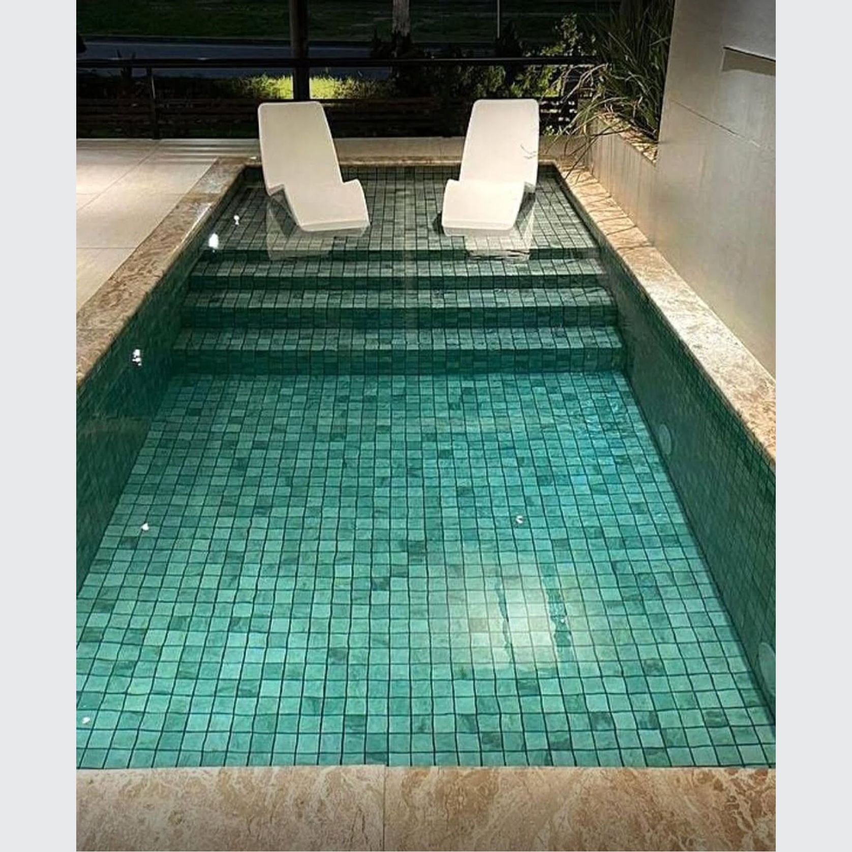 Arua 7.0m x 3.0m Swimming Pool with tanning ledge gallery detail image