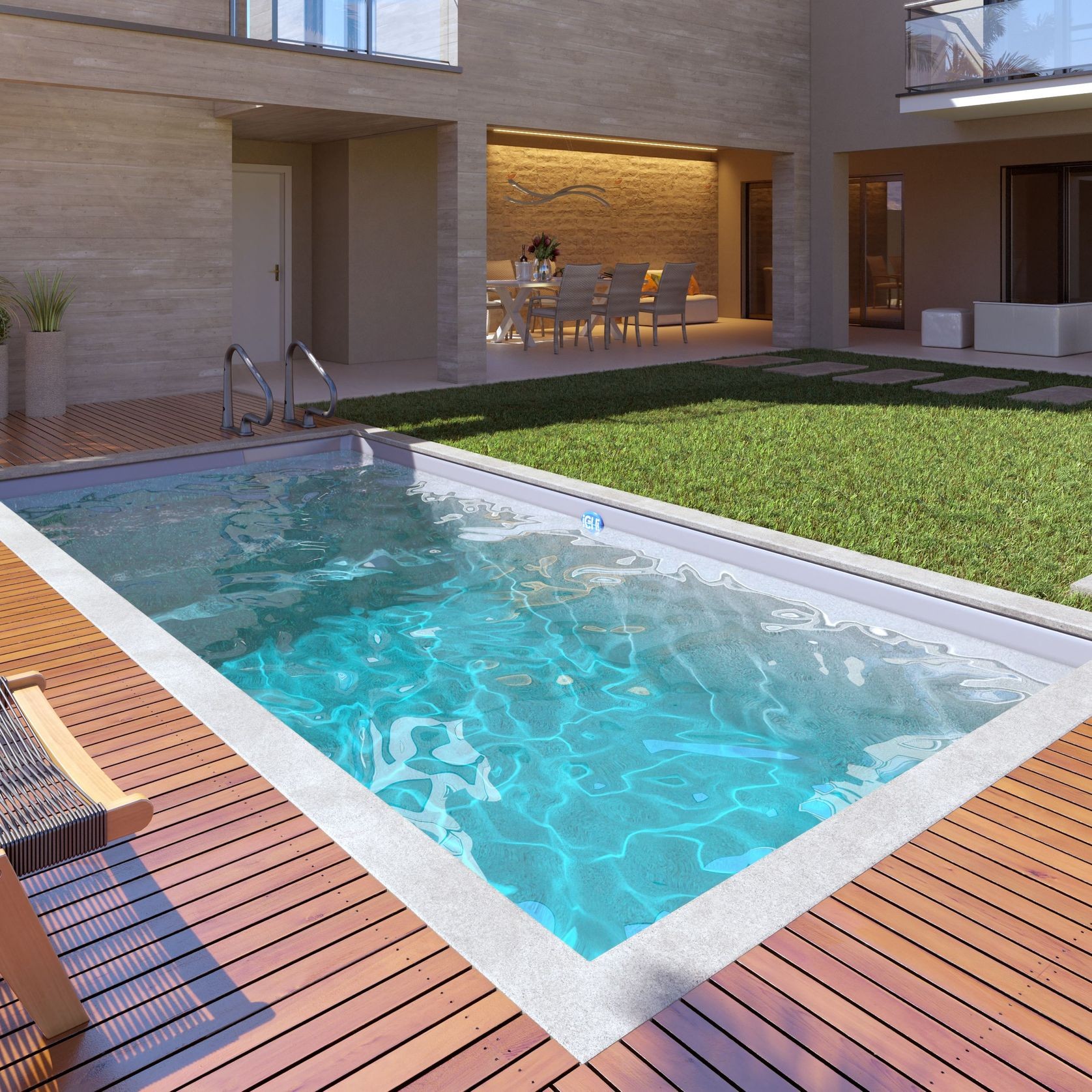 Fiberglass plunge Swimming Pool gallery detail image