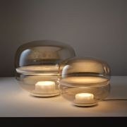 Calda LED Glass Table Lamp - Large in Cognac gallery detail image
