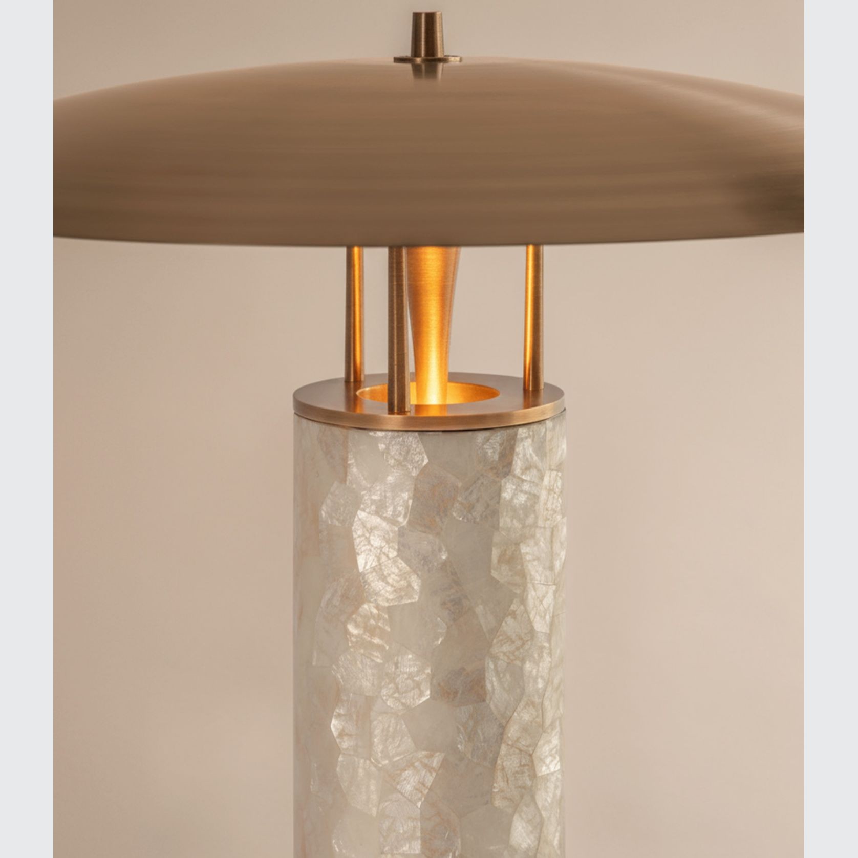 Luna Capiz Table Lamp gallery detail image