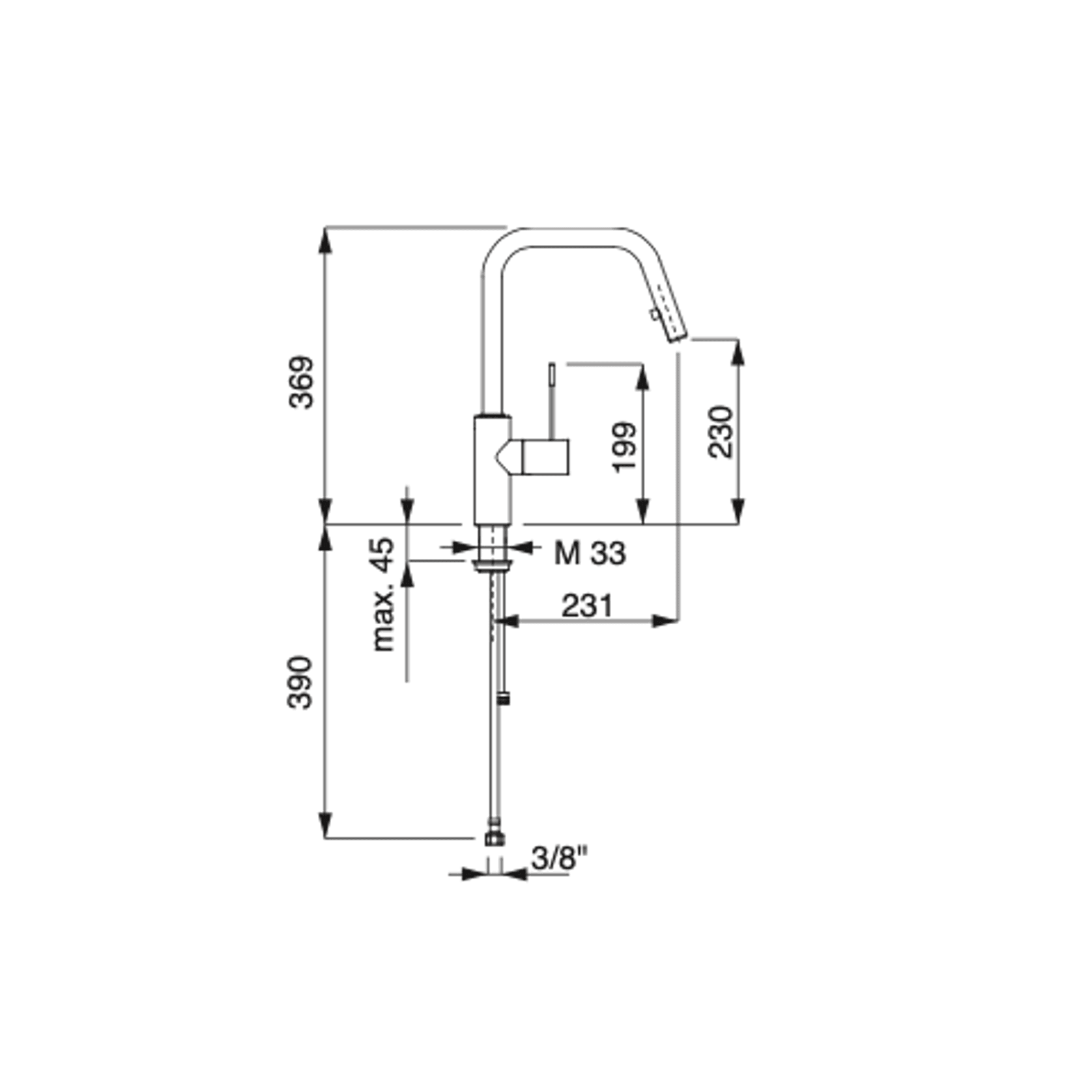 REAA2 - Kitchen Tap by Boffi gallery detail image