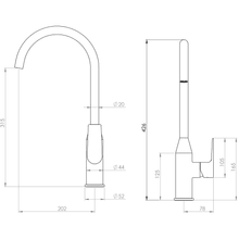 Olympia Gooseneck Sink Mixer gallery detail image