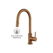 Voda Gooseneck Pull Out Sink Mixer with Cold Start tech gallery detail image