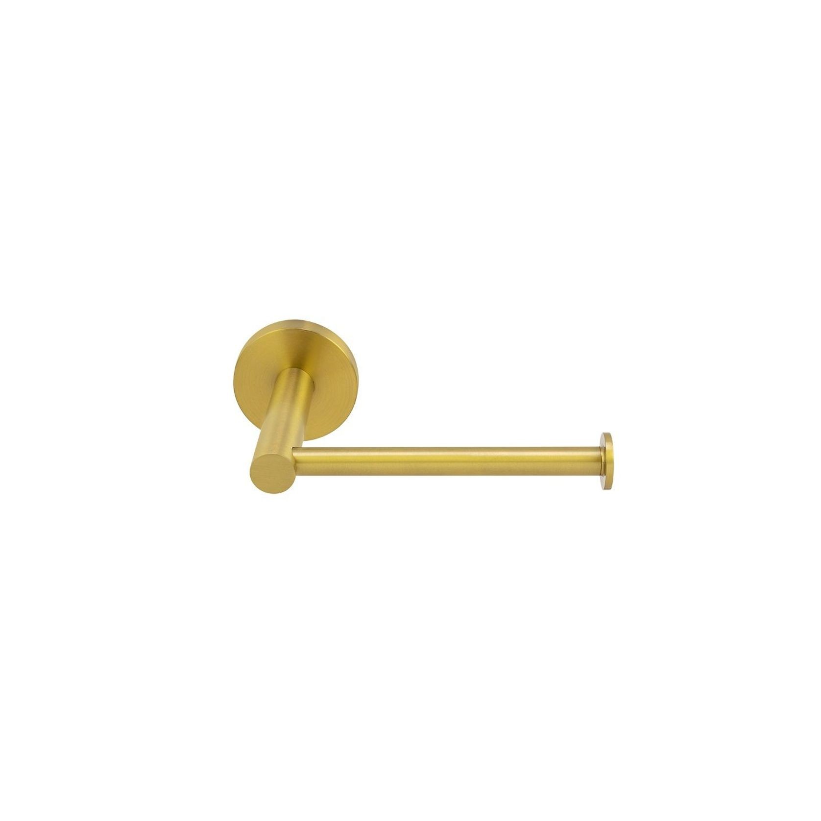 Lucid Pin Toilet Roll Holder Brushed Brass gallery detail image