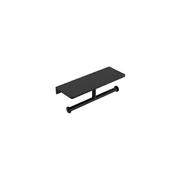 Pari Double Toilet Paper Holder With Shelf gallery detail image
