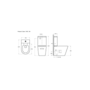 Code Pure Typhoon Btw Toilet Suite White Gloss gallery detail image