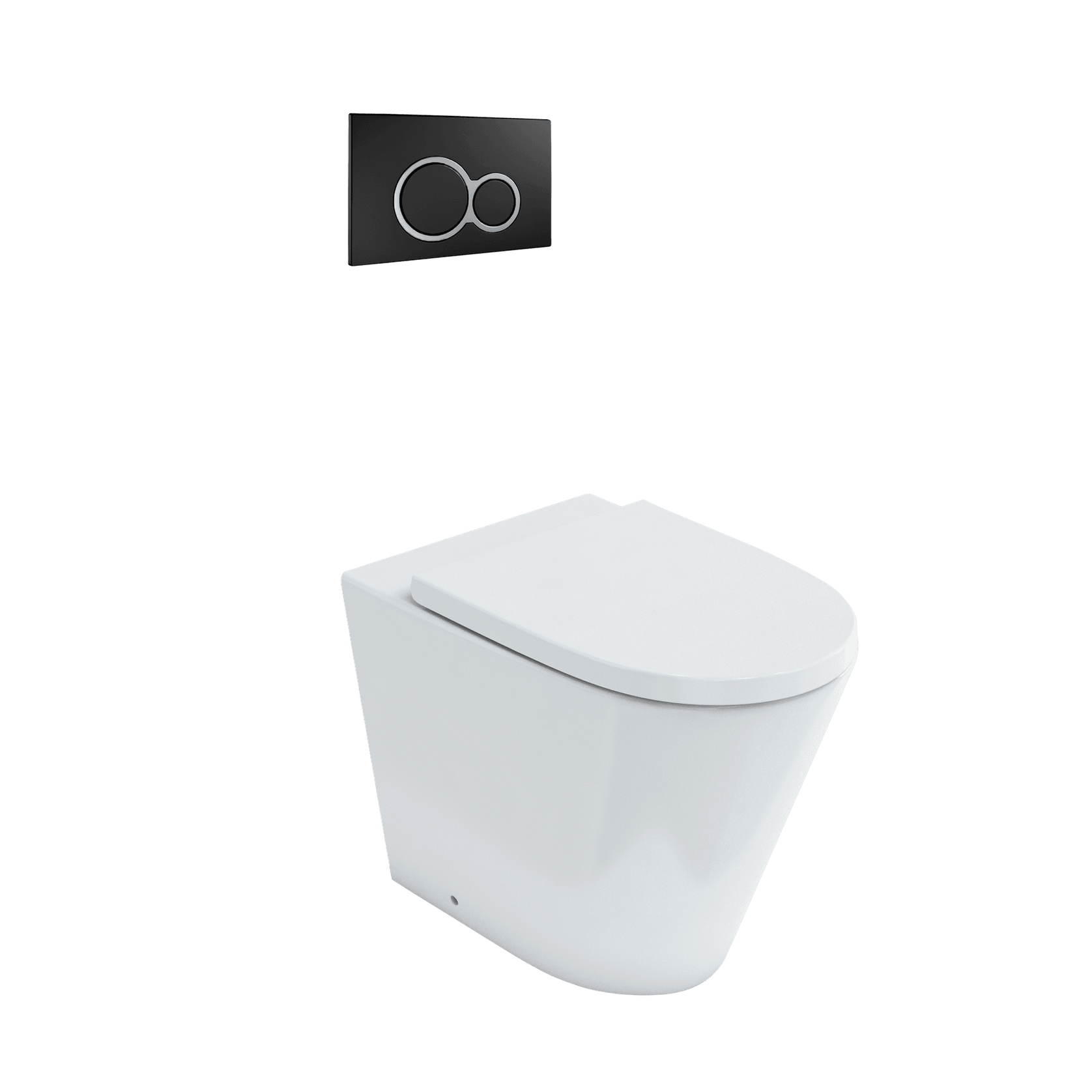 Sphere Easy Height Rimless Wall-Faced Toilet Suite gallery detail image