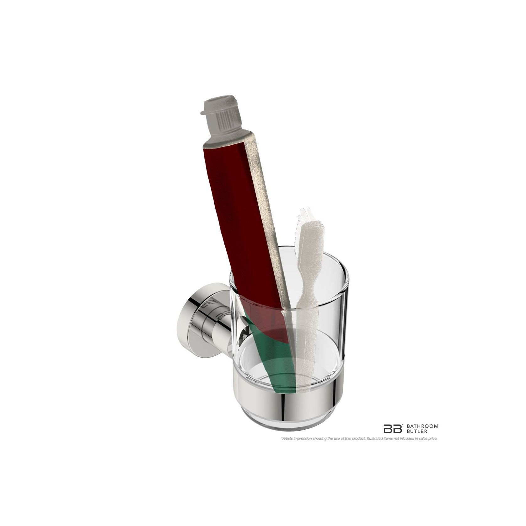 Glass Tumbler with Holder - 4600 Series Number 4632 gallery detail image