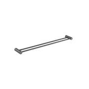 Caddence Double Towel Rail 800mm Gun Metal Grey gallery detail image