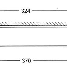 Cubic Short Towel Rail 370mm Brushed Nickel gallery detail image