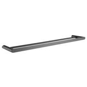 Rushy Double Towel Rail 800mm Gun Metal Grey gallery detail image